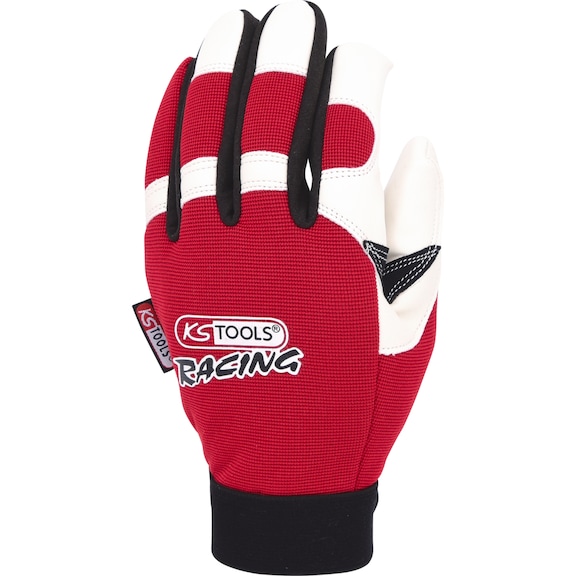 Leather mechanic's gloves, vibration-dampened, 10 - Leather mechanic's gloves