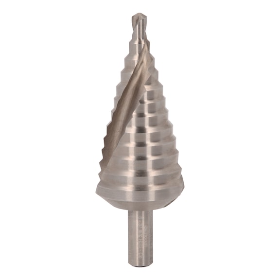 HSS Co 5-step drill bit, D: 6-37 mm, 12 steps - HSS Co 5 step drill