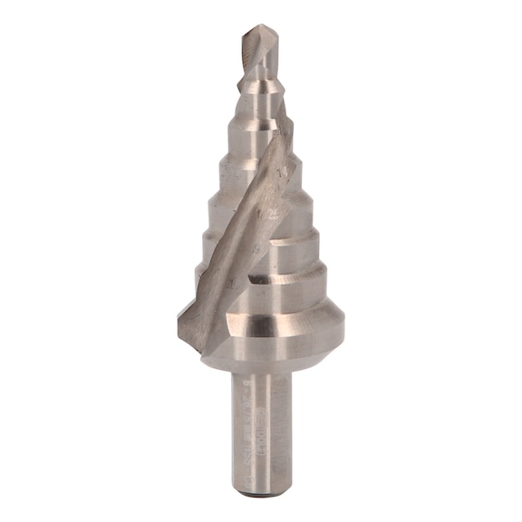 HSS Co 5-step drill bit, D: 6-26.8 mm, 8 steps - HSS Co 5 step drill