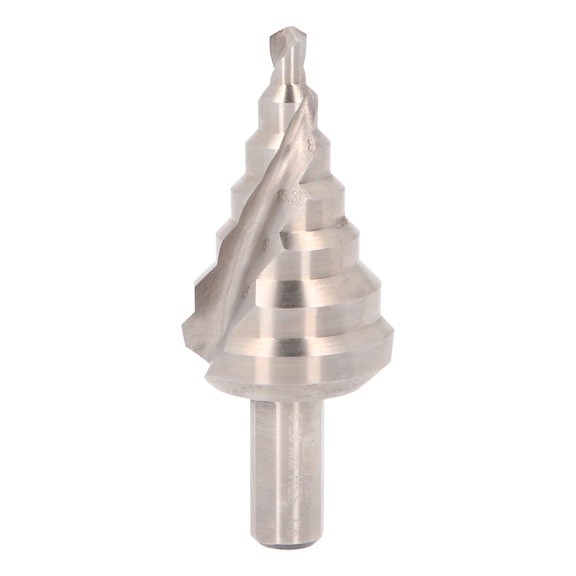 HSS Co 5-step drill bit, D: 5-28 mm, 7 steps - HSS Co 5 step drill
