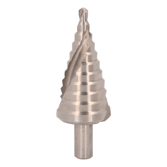 HSS Co 5-step drill bit, D: 6-36 mm, 11 steps - HSS Co 5 step drill