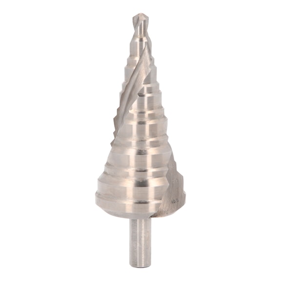 HSS Co 5-step drill bit, D: 7-40.5 mm, 13 steps - HSS Co 5 step drill