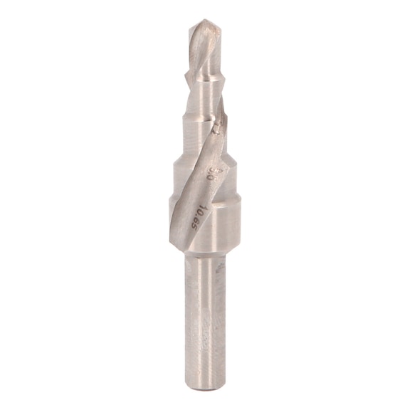 HSS Co 5 step drill, D: 4.8-10.7 mm, 5 steps - HSS Co 5 step drill