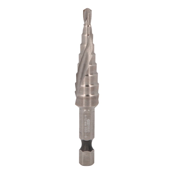 KS TOOLS 1/4 inch HSS step drill bit