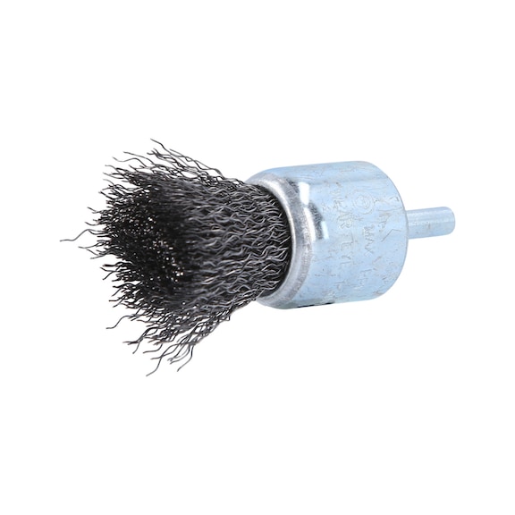 Steel wire brush 0.3 mm, D: 30 mm - Wire brush