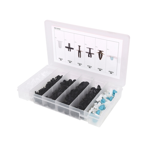 Fastening clip set for BMW, 290 pieces - Fastening clips for BMW