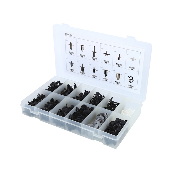 Fastening clip set for Volvo, 350 pieces - Mounting clip for Volvo