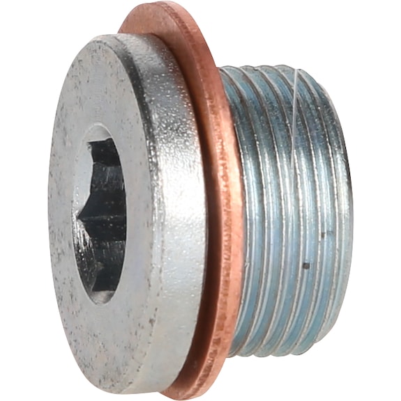 Oil drain plug M24 x 1.5 x 18 mm for Renault - Oil drain plugs