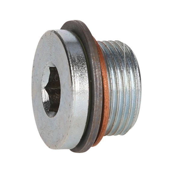 Oil drain plug M22 x 1.5 x 18 mm for MAN - Oil drain plugs