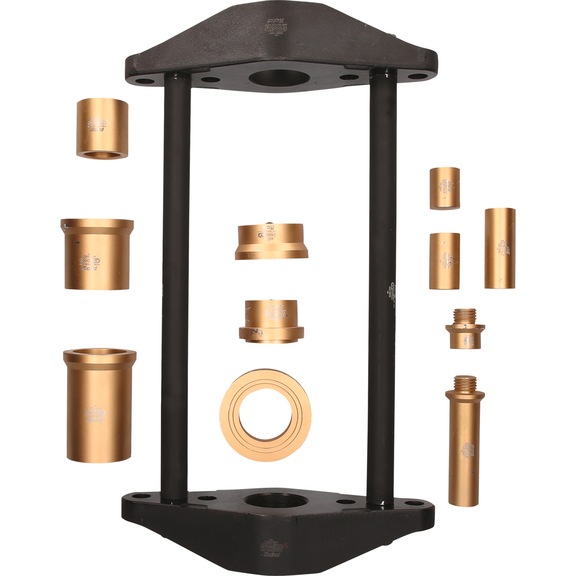 Universal set for replacing kingpins 45 t, 12 pieces - Hydraulic systems