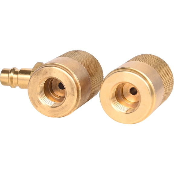 KS TOOLS Compressed air adapter set, 2-piece - Brake system (automotive, other)
