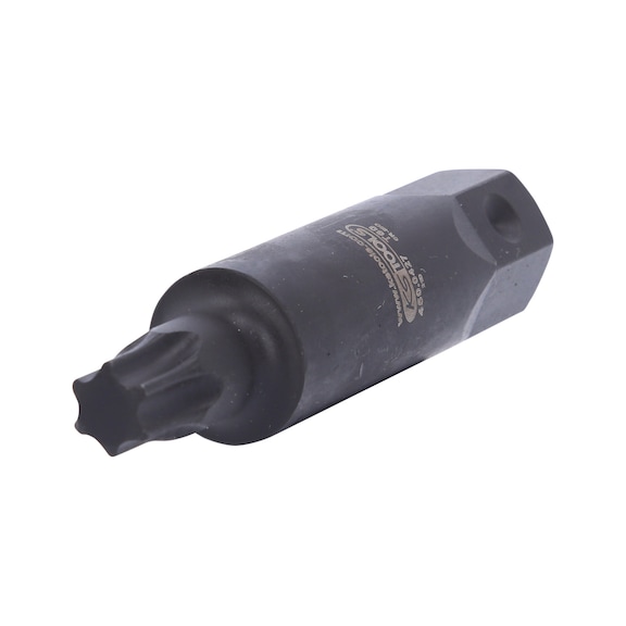 Power bit socket for TX screws L=107 mm, T60 - Power bit insert for Torx screws