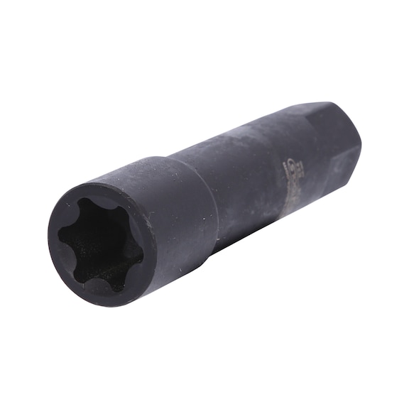 Power bit insert for TX E screws L=107 mm, E24 - Power bit insert for Torx E screws