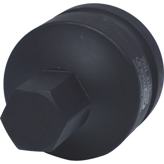 KS TOOLS 1 Zoll Kraft-Bit-Stecknuss Innensechskant, kurz, 22 mm - 1 Zoll Kraft-Bit-Stecknuss Innensechskant