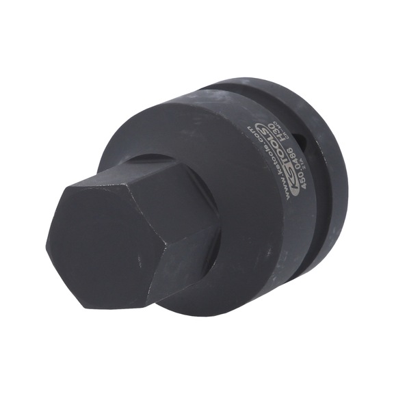 1 inch power bit socket hexagon socket, short, 30 mm - 1 inch power bit socket hexagon socket