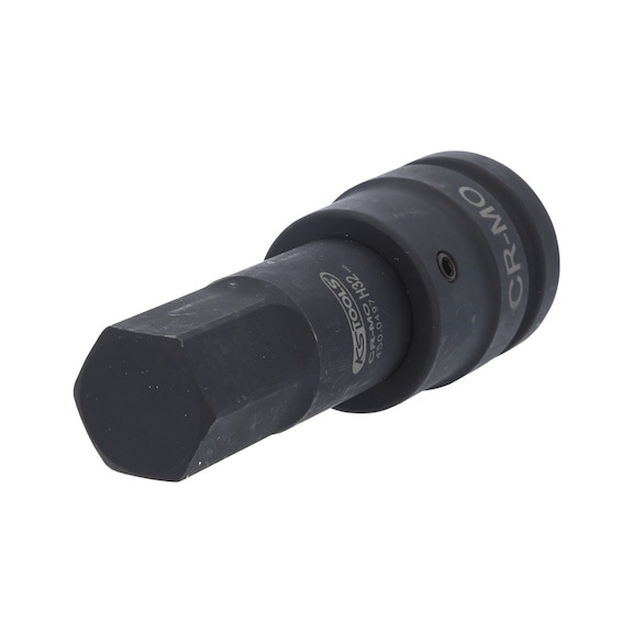 1 inch power bit socket hexagon socket, long, 32 mm - 1 inch power bit socket hexagon socket