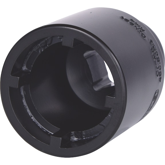 1/2 inch groove nut KM4, internal pin - Slotted nut