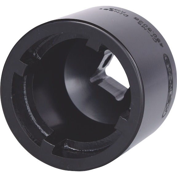 1/2 inch groove nut KM5, internal pin - Slotted nut