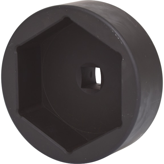 KS TOOLS 3/4 inch axle nut wrench, hexagonal, short, 100 mm - 3/4 inch axle nut wrench