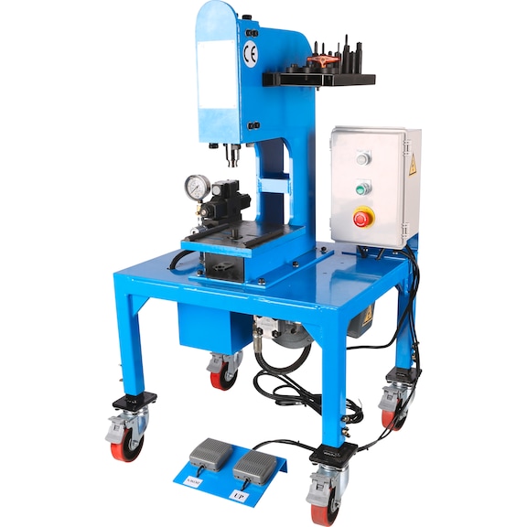 Electro-hydraulic riveting tool, 18-piece - Brake system (automotive, other)