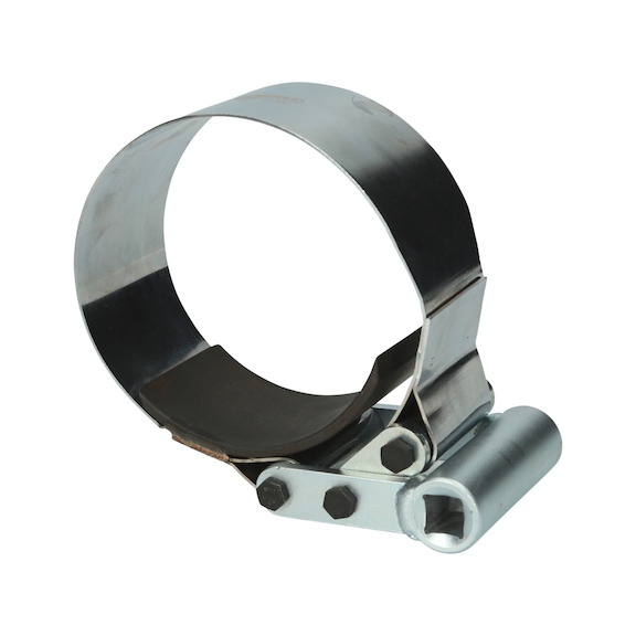 KS TOOLS 1/2 inch filter steel strap wrench, D: 100-110 mm - Fuel filter wrench