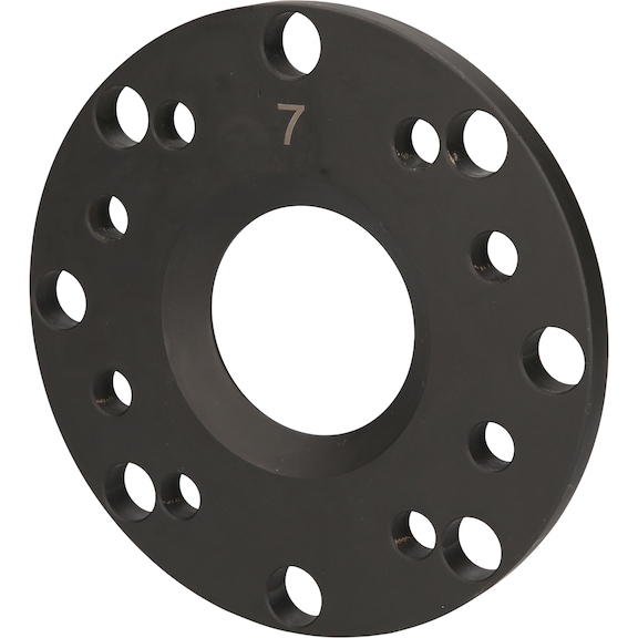 Supplementary disc, bolt circle diameter 130 - 155 mm - Assembly tool (standard part, toolmaking)