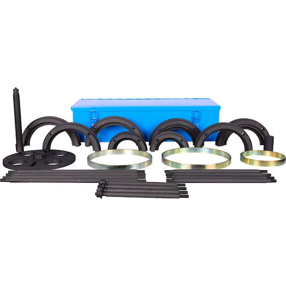 KS TOOLS Gearbox shaft puller set for ZF gearboxes, 26 pieces - Puller
