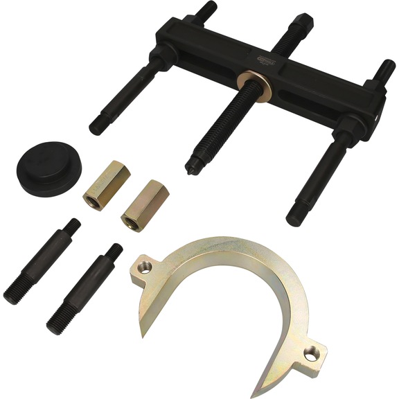 Wheel bearing puller set for Scania, 14-piece - Puller