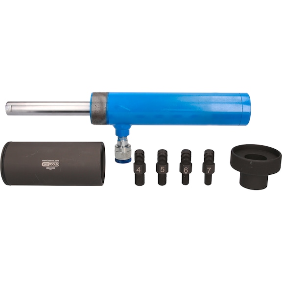 Hydraulic puller set for brake anchor bolts, 7-piece - Puller