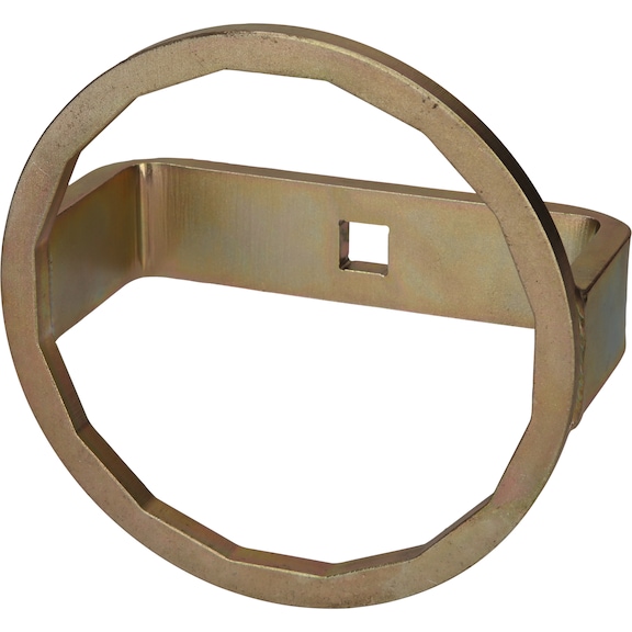 KS TOOLS 1/2 Zoll &Ouml;lfilterschl&uuml;ssel f&uuml;r Fuso, D: 123 mm / 16 Fl&auml;chen - &Ouml;lfilterschl&uuml;ssel