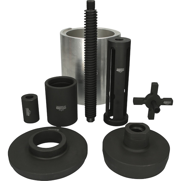 HD bushing tool set for SAF, 9-piece - Special tools for SAF axles