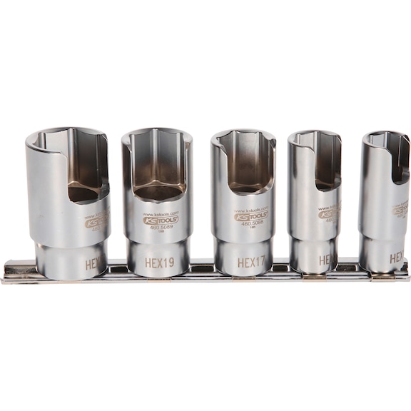3/8 inch special angle pipe connector socket set, 5 pieces - Socket tool (other)
