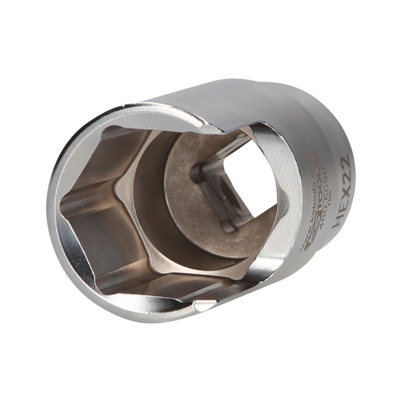 3/8 inch special angle pipe connector socket, 22 mm - 3/8 inch special angle pipe connector socket