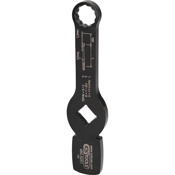 3/4 inch impact twelve-point wrench with 2 striking surfaces, 21 mm - Special tools for trucks