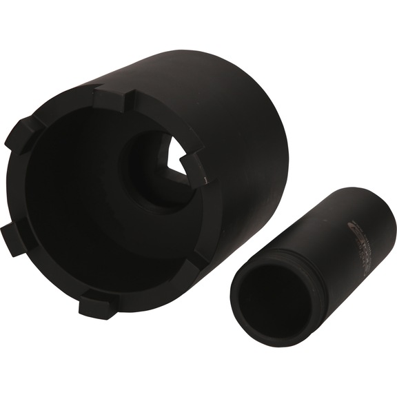 Slotted nut wrench set with guide tube for MAN, D: 76.5 mm, 2-piece - Slotted nut wrench