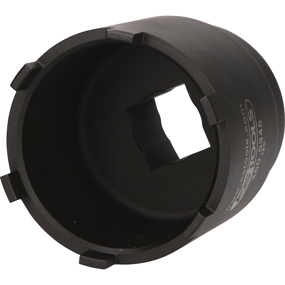 1 inch socket wrench with 6 pins for Mercedes and MAN, D: 77/84 mm - Slotted nut wrench