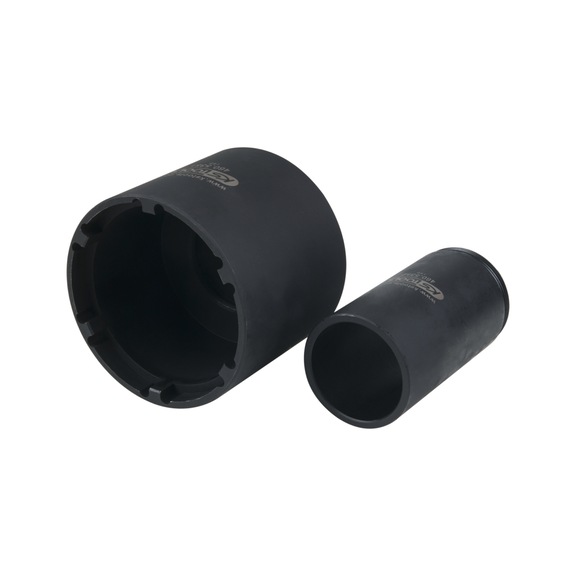 Socket nut wrench set with guide tube for MAN, D: 91 mm, 2-piece - Slotted nut wrench