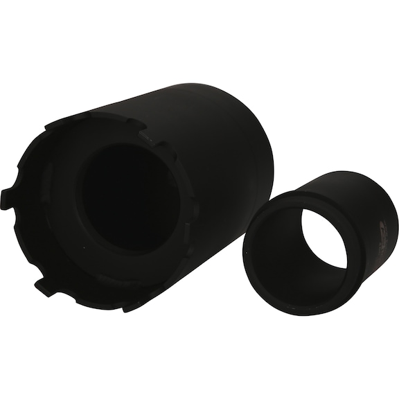 Socket nut wrench set with guide tube for Mercedes, D: 88 mm, 2-piece - Slotted nut wrench