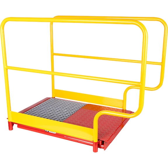 Universal pit bridge – flush with the floor, including safety railing - Operating equipment, workshop equipment (other)