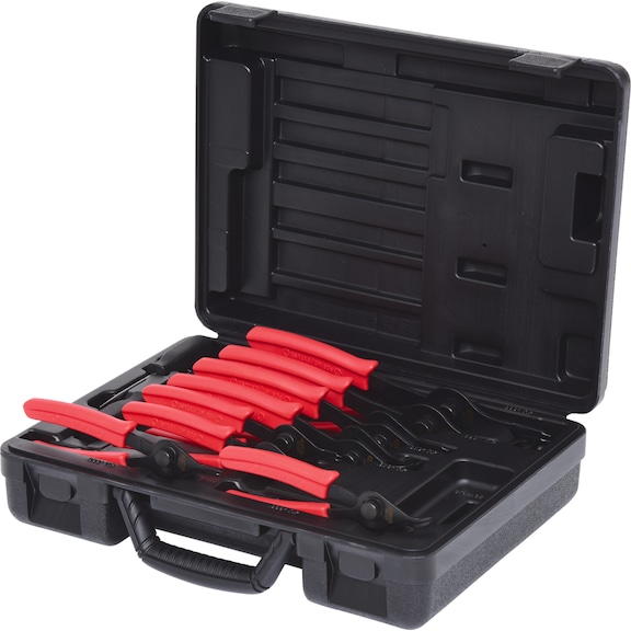 KS TOOLS Universal locking pliers set, 10-piece - Pliers set
