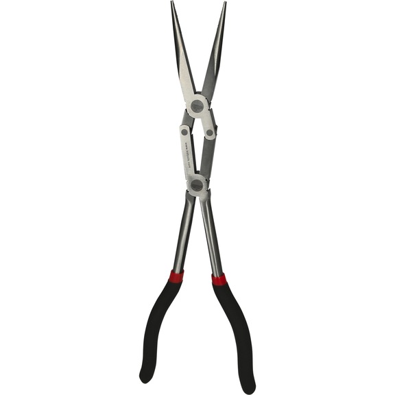 Double-jointed flat-nose pliers, XL - Flat round pliers