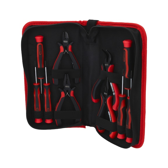 KS TOOLS Precision tool set, 10-piece 500.7220 - Multifunctional tool