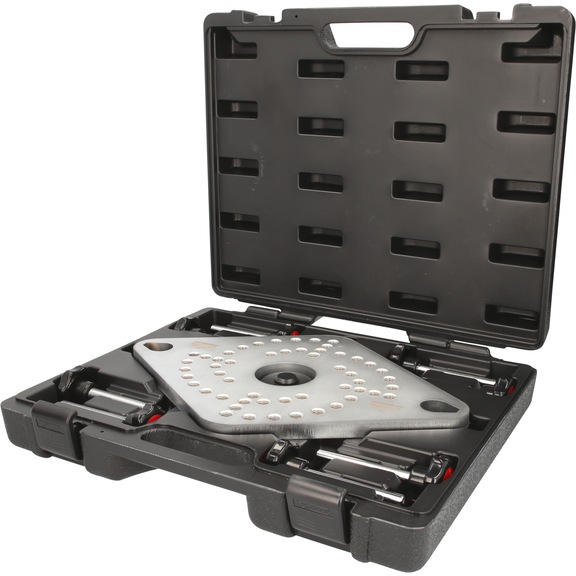 KS TOOLS Adapter plate for pneumatic spring compressor - Shock absorbers (motor vehicles, chassis damping)