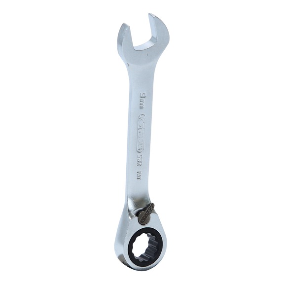 GEARplus ratchet combination wrench, short, 9 mm on hanger - GEARplus ratchet combination spanner, short