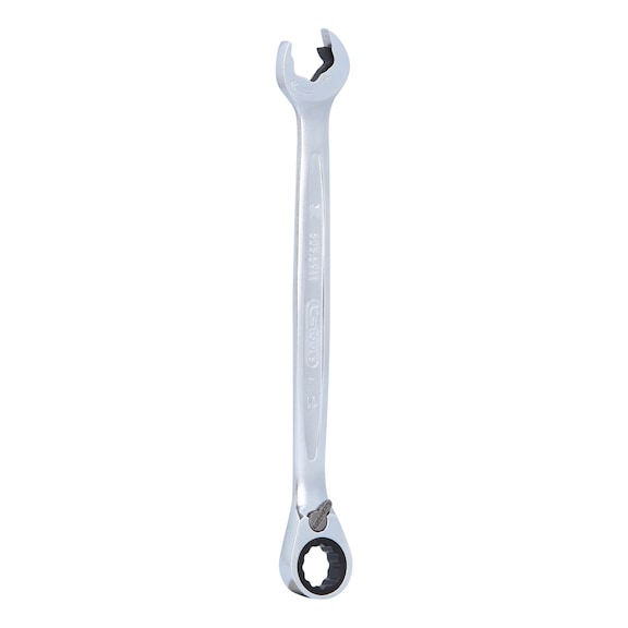 DUO GEARplus combination wrench, open-end ratchet function 11 mm, reversible - DUO GEARplus reversible ring spanner