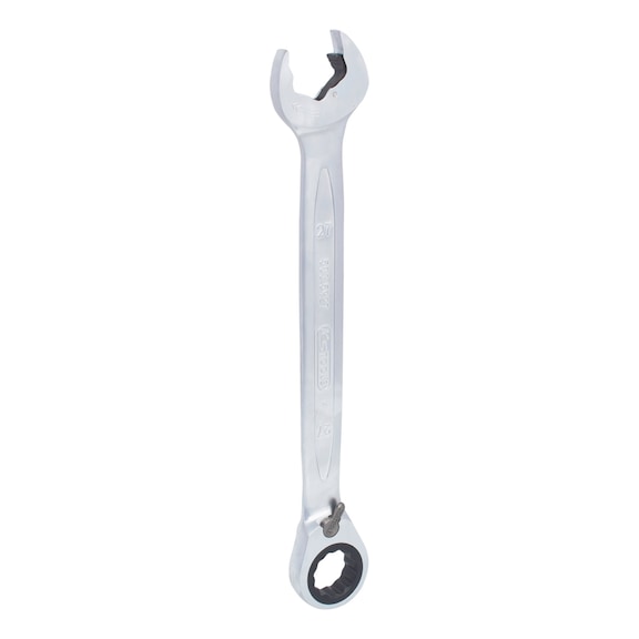 DUO GEARplus combination wrench, open-end ratchet function 27 mm, reversible - DUO GEARplus reversible ring spanner