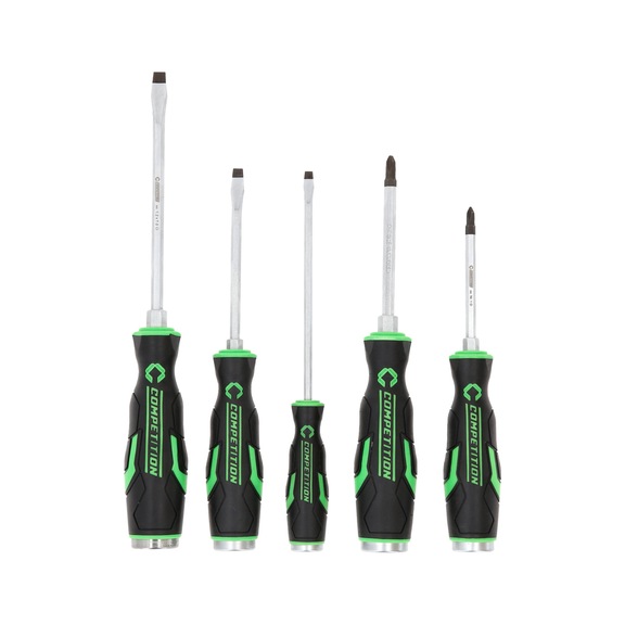 KS TOOLS COMPETITION screwdriver set, 5-piece - COMPETITION screwdriver set