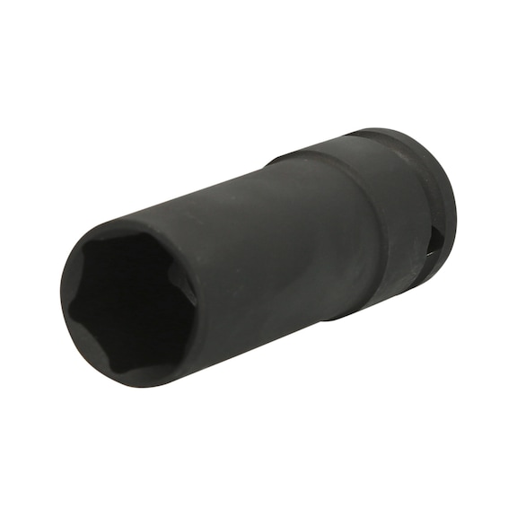 1/2 inch special heavy-duty socket for bolted track plates, 21 mm - Additional socket wrench insert (hexagonal)