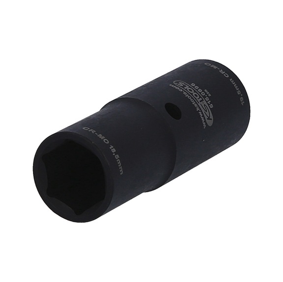 1/2 inch special aluminium rim 2-in-1 power socket for Ford, 18.5 / 19.5 mm - Additional socket wrench insert (hexagonal)