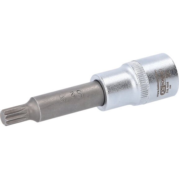 OZ special aluminium rim bit socket for multi-piece OZ rims, 8 mm, length 90 mm - Additional bit socket